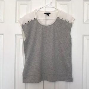 Forever 21 short sleeve mesh back top